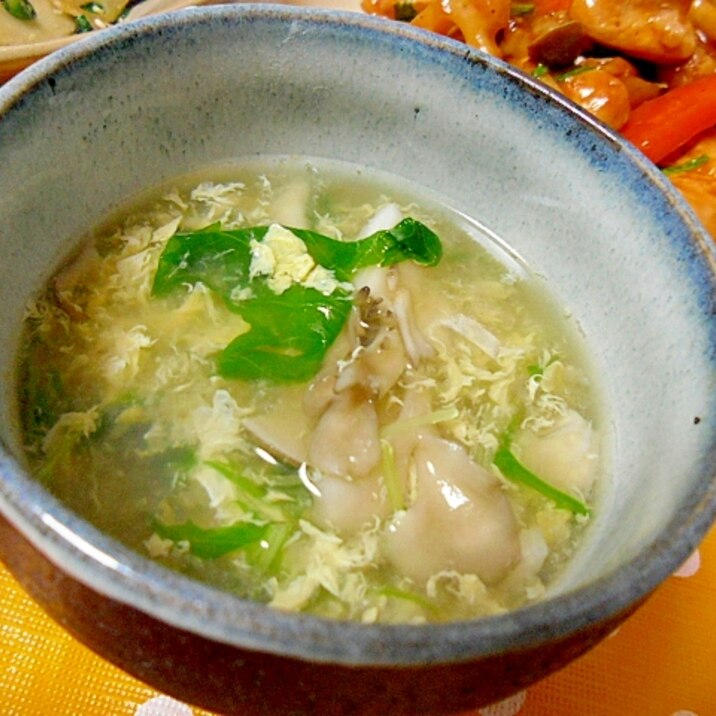 舞茸と水菜のかき玉汁 白だしで簡単 レシピ 作り方 By ミスチバス 楽天レシピ 舞茸と水菜のかき玉汁 白だしで簡単 レシピ 作り方 By ミスチバス 楽天レシピ